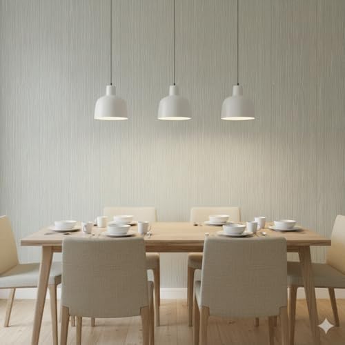 Modern Peel and Stick Wallpaper 17.3" x 197" Self Adhesive Wallpaper Textured - Image 2