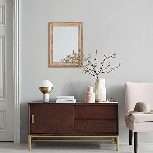 Rustic Mirror with Wood Frame Rectangular Mirrors - Image 3
