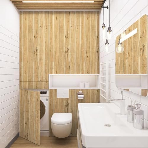 Yun-aeon Realistic Wood Peel and Stick Wallpaper 17.7"x1200" Contact Paper Wood - Image 5