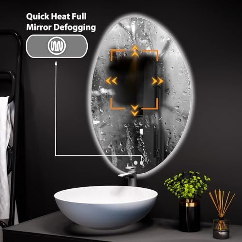 HOMECOOKIN LED Irregular Bathroom Mirror - Image 3