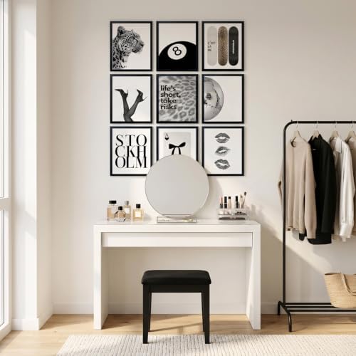 9Pcs Fashion Trendy Leopard Wall Art, Stockholm Style Room Decor - Image 4