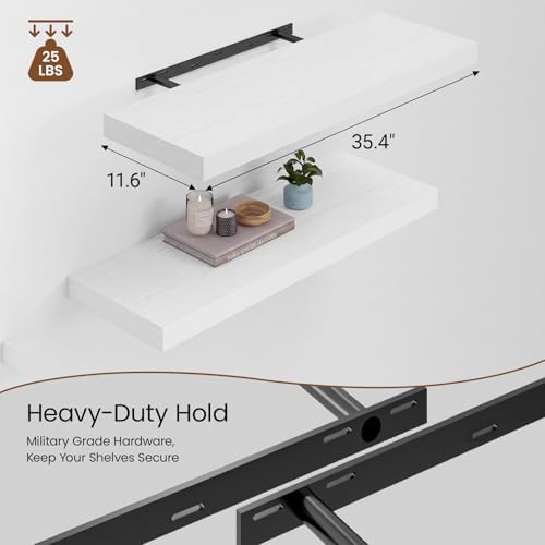 Heimlove 36 Inch Long Floating Shelf - Image 3
