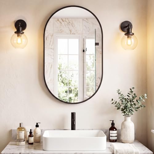 Sweetcrispy Oval Bathroom Wall Mirror, Vanity Mirror, 20x30 Inch by Sweetcrispy