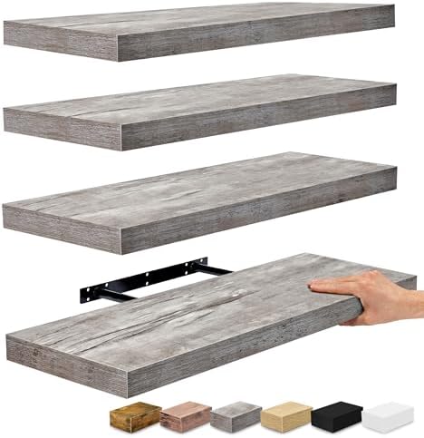Sorbus Floating Shelves for Wall, Wood Wall Storage by Sorbus