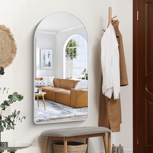 FORBATH Arched Bathroom Mirror 24x48 Inch, Hanging or Leaning Against Wall - Image 2