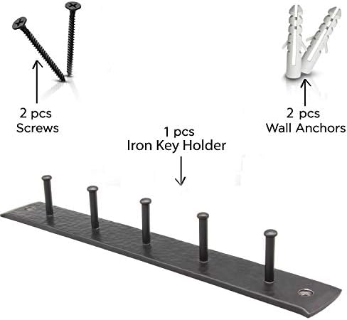 Rustic Wall Hooks for Hanging Accessories, Jewelry Hanger - Image 5