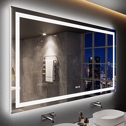 LOAAO 72X40 LED Bathroom Mirror by LOAAO