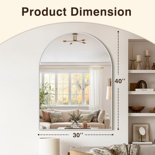 Arched Bathroom Vanity Mirror for Over Sink - Image 2