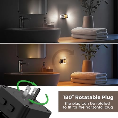 L LOHAS LED Night Lights Plug into Wall, Dusk-to-Dawn Sensor Night Light - Image 4