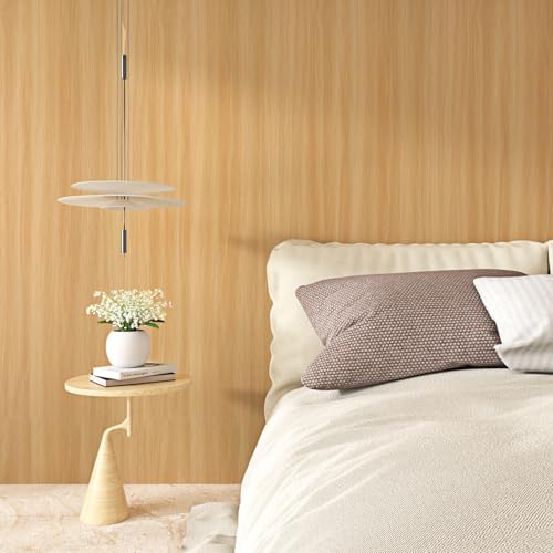 Light Brown Wood Grain Contact Paper Peel and Stick Natural Oak Wallpaer - Image 2