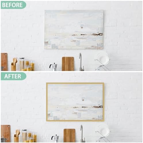 Gaahing 196.8" x 0.5" Shiny Gold Molding & Wall Trim, Flexible Peel and Stick - Image 2