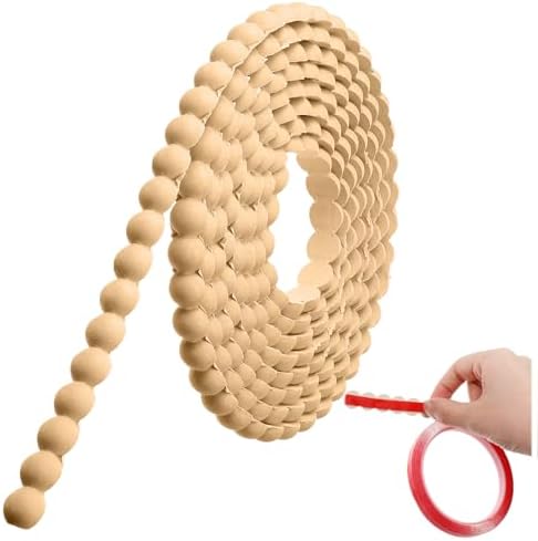 Leinuosen Flexible Bead Molding Trim Peel and Stick Wood 10ft /15 mm by Leinuosen