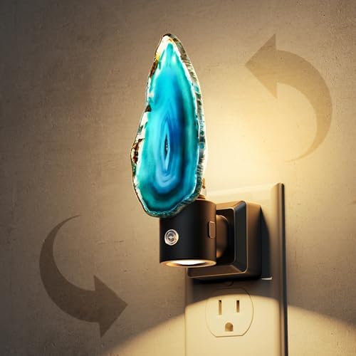 L LOHAS LED Night Light, Night Lights Plug into Wall, Agate Nightlight by LLOHASLED