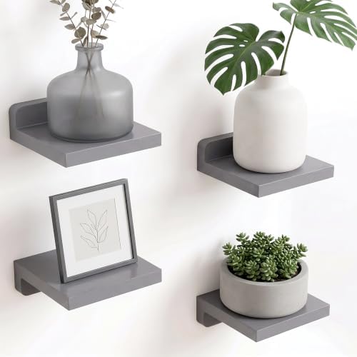 Fixwal Small Floating Shelves for Wall Decor by Fixwal