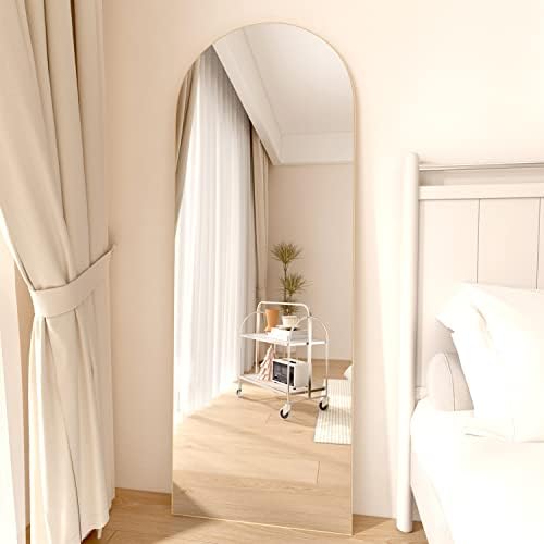 Arched Full Length Mirror 64"x21" Arch Floor Mirror - Image 5