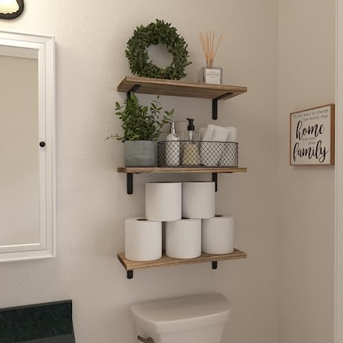 WOPITUES Floating Shelves Set of 6 - Image 4