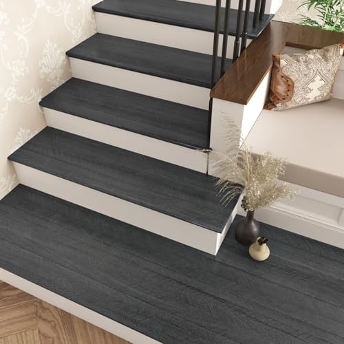 WESTICK Large Black Wood Wallpaper Peel and Stick Wood Grain Contact Paper - Image 6