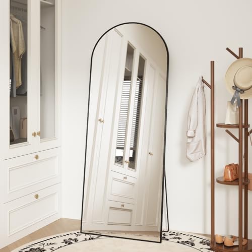 Sweetcrispy 56"x21" Arched Full Length Mirror, Full Body Mirror by Sweetcrispy