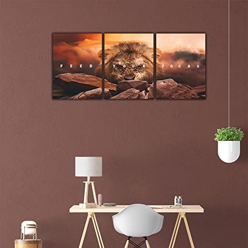 Inspirational Quotes Poster Framed Wall Art Motivational Canvas Painting Print - Image 5