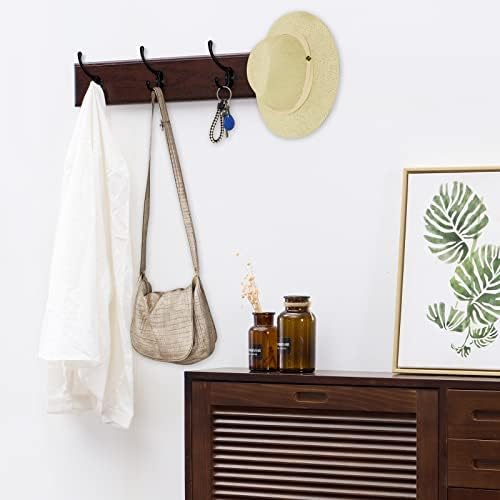 IBosins 30 Pack Heavy Duty Utility Black Dual Coat Hooks - Image 5