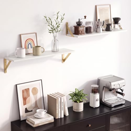 White Shelves for Wall 24x6 Inch - Image 4