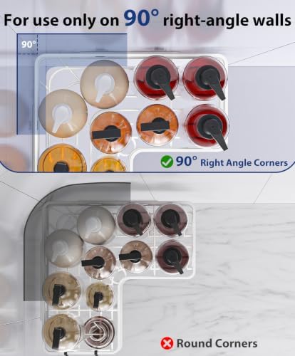 3 Pack Corner Shower Shelves, Rustproof Shower Organizer Caddy - Image 3