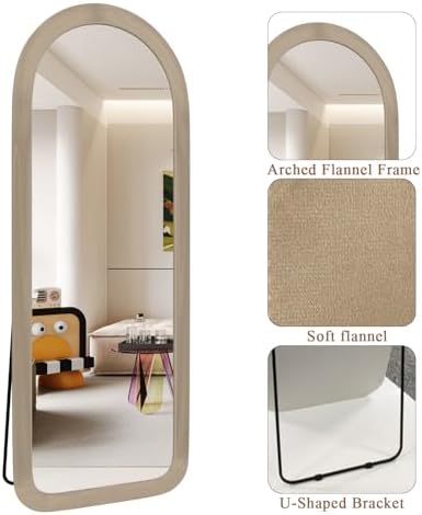 Full Length Mirror 56"x20" Arch Floor Mirror - Image 6