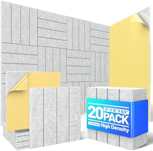 20 Pack Sound Proof Foam Panels by Unknown