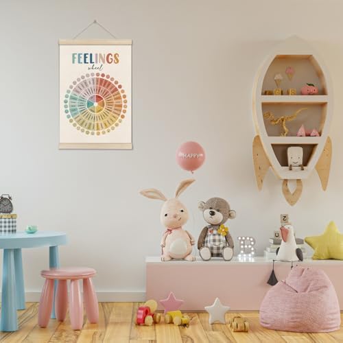 Feelings Wheel Poster Hanger Frame, Emotion Chart Mental Health Wall Art - Image 5