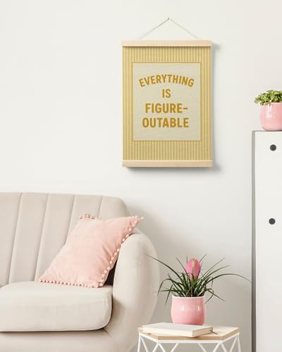 FGFK Everything Is Figureoutable Positive Affirmations Wall Art Poster Hanger - Image 7