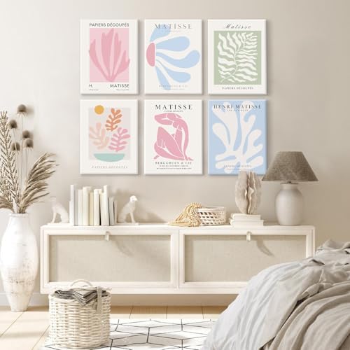 Henri Matisse Wall Art Prints Pink Blue Canvas Wall Decor Aesthetic Pictures - Image 3