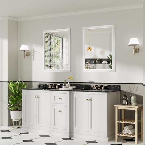 Briivue Bathroom Wall Mirror, 24x32 Inch - Image 4