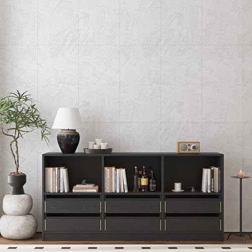 Haimin Wall Panels Peel and Stick 10 Pieces 23.6x11.8in Lightweight Backsplash - Image 3