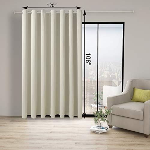 BONZER Room Divider Blackout Curtain Extra Wide - Image 4