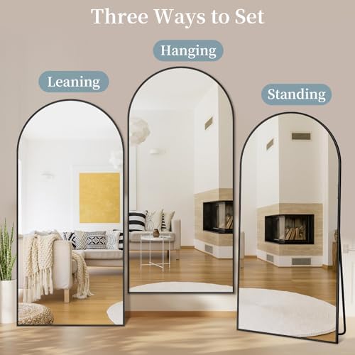 76"x34" Arched Full Length Mirror - Image 6