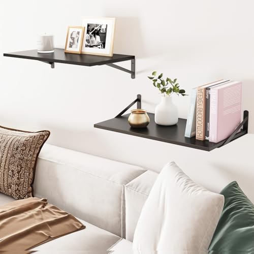 Fixwal 2pcs 10 in Deep Floating Shelves - Image 6