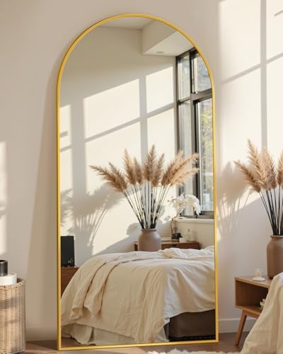 69"x28" Arched Full Length Mirror, Standing Floor Mirror by Unknown