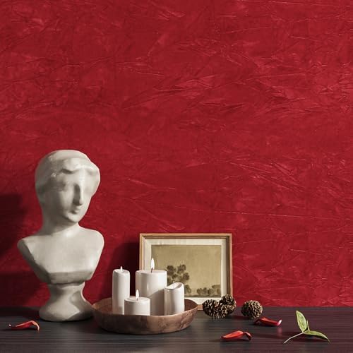 VEELIKE Ruby Red Crushed Velvet Drawer Liner - Image 6