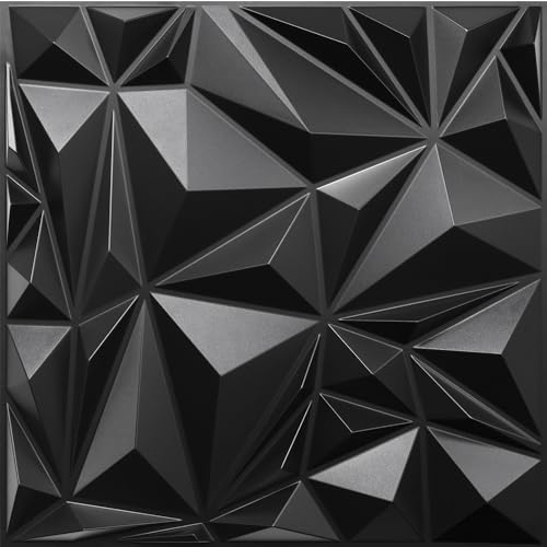 STICKGOO 3D Wall Panels, 12 Pack, 19.7''x19.7'' by STICKGOO