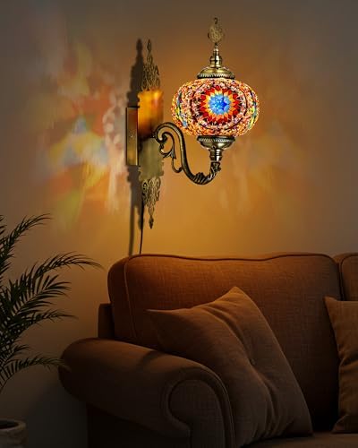 Baquler Turkish Moroccan Plug in Wall Sconce Lamp - Image 6