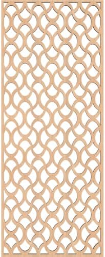 Resort Decorative Pierced Fretwork Wood Wall Panels, 9 3/8"W x 24 3/8"H x 3/8"T - Image 4