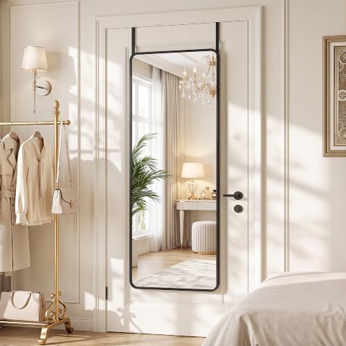 Suidia Full Length Mirror Over the Door&Wall Mounted, HD Shatterproof, Hanging - Image 3