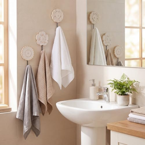 Novabright 3 Pcs Boho Wooden Wall Hooks - Image 4