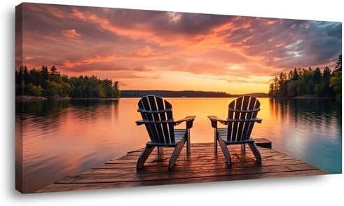 Lasdel Calm Lake Landscape Wall Art by Lasdel