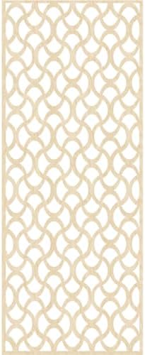 27 3/8"W x 69 3/8"H x 3/8"T Resort Decorative Fretwork Wood Wall Panels - Image 2