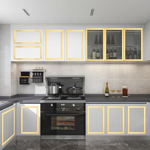 Gold Metalized Brushed Finish Molding Trim, Peel and Stick Strip - Image 5