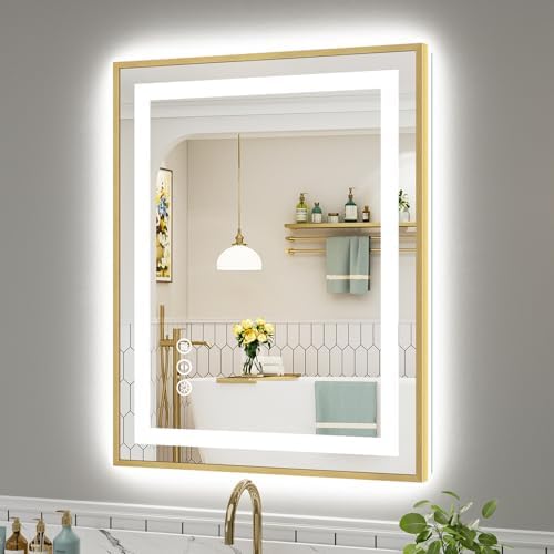 28x36 Inch LED Bathroom Mirror by Briivuemodernmirrors