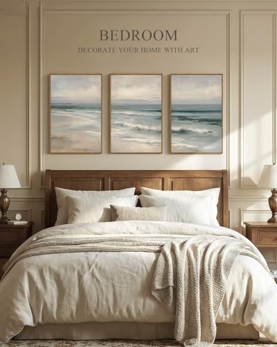 InSimSea Oversized Vintage Landscape Art, Coastal Picture - Image 3