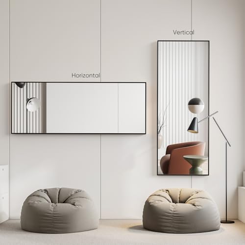 NEWBULIG Full Length Floor Mirror 65"x24", Body Standing Mirror - Image 6