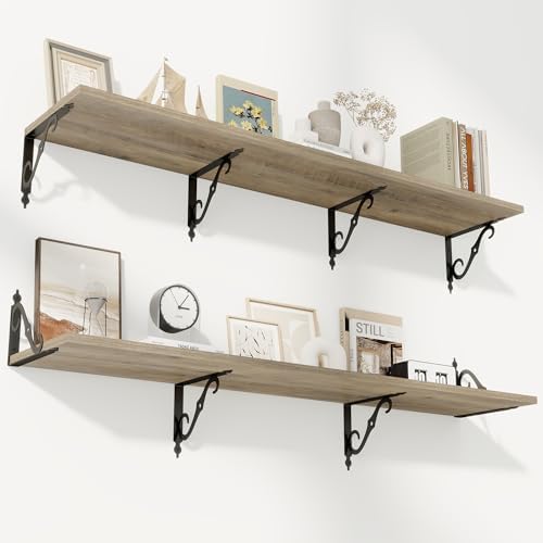 RICHFOCUS 12 Inch Deep Floating Shelves by RICHFOCUS